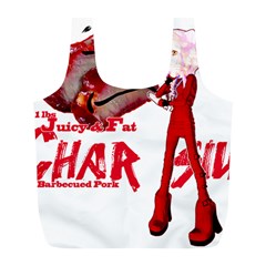 Michael Andrew Law s Mal Girl & Mr Bbq Pork Full Print Recycle Bags (l) 