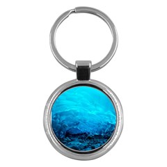 Mendenhall Ice Caves 3 Key Chains (round)  by trendistuff