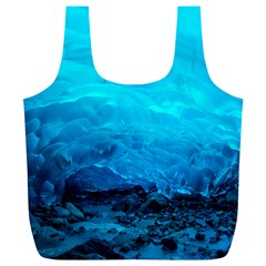 Mendenhall Ice Caves 3 Full Print Recycle Bags (l)  by trendistuff