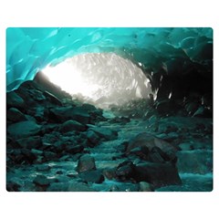 Mendenhall Ice Caves 2 Double Sided Flano Blanket (medium)  by trendistuff