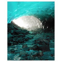 Mendenhall Ice Caves 2 Drawstring Bag (small) by trendistuff