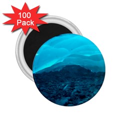 Mendenhall Ice Caves 1 2 25  Magnets (100 Pack)  by trendistuff