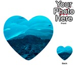 MENDENHALL ICE CAVES 1 Multi-purpose Cards (Heart)  Front 1