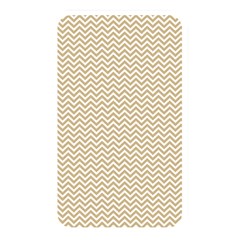 Gold And White Chevron Wavy Zigzag Stripes Memory Card Reader