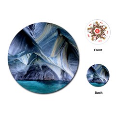 Marble Caves 1 Playing Cards (round)  by trendistuff