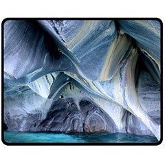 MARBLE CAVES 1 Fleece Blanket (Medium) 