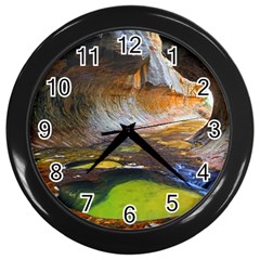 Left Fork Creek Wall Clocks (black) by trendistuff