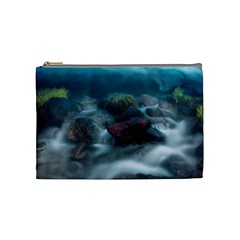 Iceland Cave Cosmetic Bag (medium)  by trendistuff