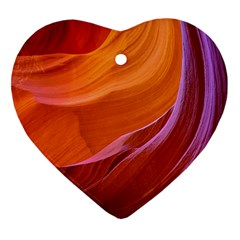 Antelope Canyon 2m Ornament (heart)  by trendistuff