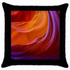 Antelope Canyon 2m Throw Pillow Cases (black) by trendistuff