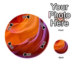 Antelope Canyon 2m Playing Cards 54 (round)  by trendistuff