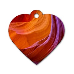 Antelope Canyon 2m Dog Tag Heart (one Side) by trendistuff