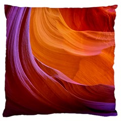 Antelope Canyon 2 Large Flano Cushion Cases (two Sides)  by trendistuff