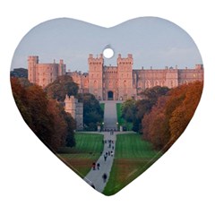 Windsor Castle Heart Ornament (2 Sides) by trendistuff