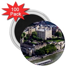 Tower Of London 1 2 25  Magnets (100 Pack)  by trendistuff