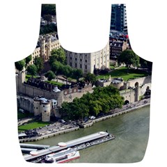 Tower Of London 1 Full Print Recycle Bags (l)  by trendistuff