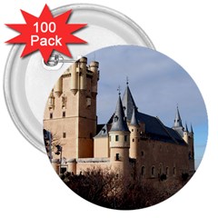 Segovia Castle 3  Buttons (100 Pack)  by trendistuff