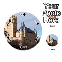 Segovia Castle Playing Cards 54 (round)  by trendistuff