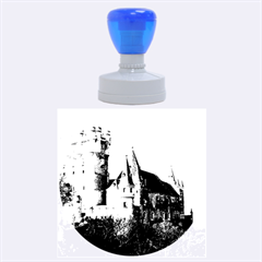 Segovia Castle Rubber Round Stamps (large) by trendistuff