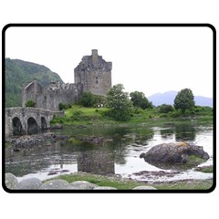 Scotland Eilean Donan Fleece Blanket (medium)  by trendistuff