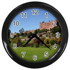 Powis Castle Terraces Wall Clocks (black) by trendistuff