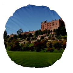 Powis Castle Terraces Large 18  Premium Round Cushions by trendistuff