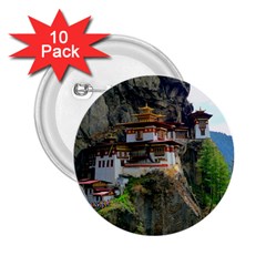 Paro Taktsang 2 25  Buttons (10 Pack)  by trendistuff
