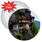 PARO TAKTSANG 3  Buttons (10 pack) 