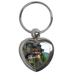 Paro Taktsang Key Chains (heart)  by trendistuff