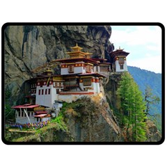 Paro Taktsang Fleece Blanket (large)  by trendistuff