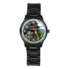 Paro Taktsang Stainless Steel Round Watches by trendistuff