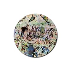 Art Studio 6216a Rubber Round Coaster (4 pack) 