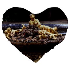 Palace Of Versailles 3 Large 19  Premium Heart Shape Cushions by trendistuff