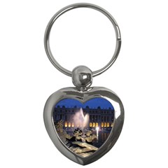 Palace Of Versailles 2 Key Chains (heart)  by trendistuff