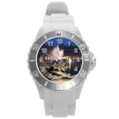 PALACE OF VERSAILLES 2 Round Plastic Sport Watch (L)