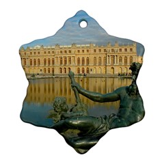 Palace Of Versailles 1 Snowflake Ornament (2-side) by trendistuff
