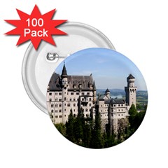 Neuschwanstein Castle 2 2 25  Buttons (100 Pack)  by trendistuff