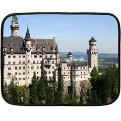 Neuschwanstein Castle 2 Fleece Blanket (mini) by trendistuff