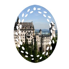 Neuschwanstein Castle 2 Ornament (oval Filigree)  by trendistuff