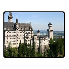 Neuschwanstein Castle 2 Double Sided Fleece Blanket (small)  by trendistuff