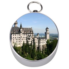 Neuschwanstein Castle 2 Silver Compasses by trendistuff
