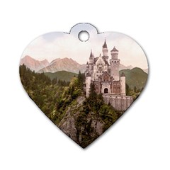 Neuschwanstein Castle Dog Tag Heart (one Side) by trendistuff