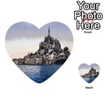 LE MONT ST MICHEL 2 Multi-purpose Cards (Heart)  Back 1