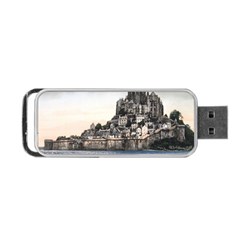 Le Mont St Michel 2 Portable Usb Flash (two Sides)