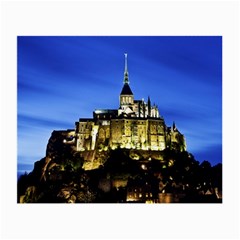 Le Mont St Michel 1 Small Glasses Cloth (2-side) by trendistuff