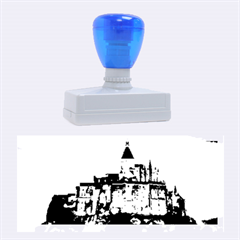 Le Mont St Michel 1 Rubber Stamps (large) by trendistuff