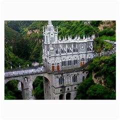 Las Lajas Sanctuary 2 Large Glasses Cloth (2-side) by trendistuff