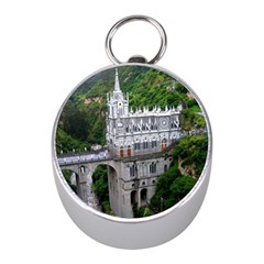 Las Lajas Sanctuary 2 Mini Silver Compasses by trendistuff