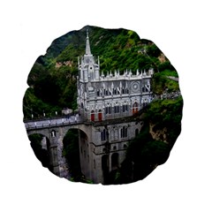 Las Lajas Sanctuary 2 Standard 15  Premium Flano Round Cushions by trendistuff