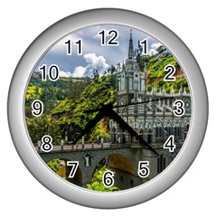 LAS LAJAS SANCTUARY 1 Wall Clocks (Silver) 